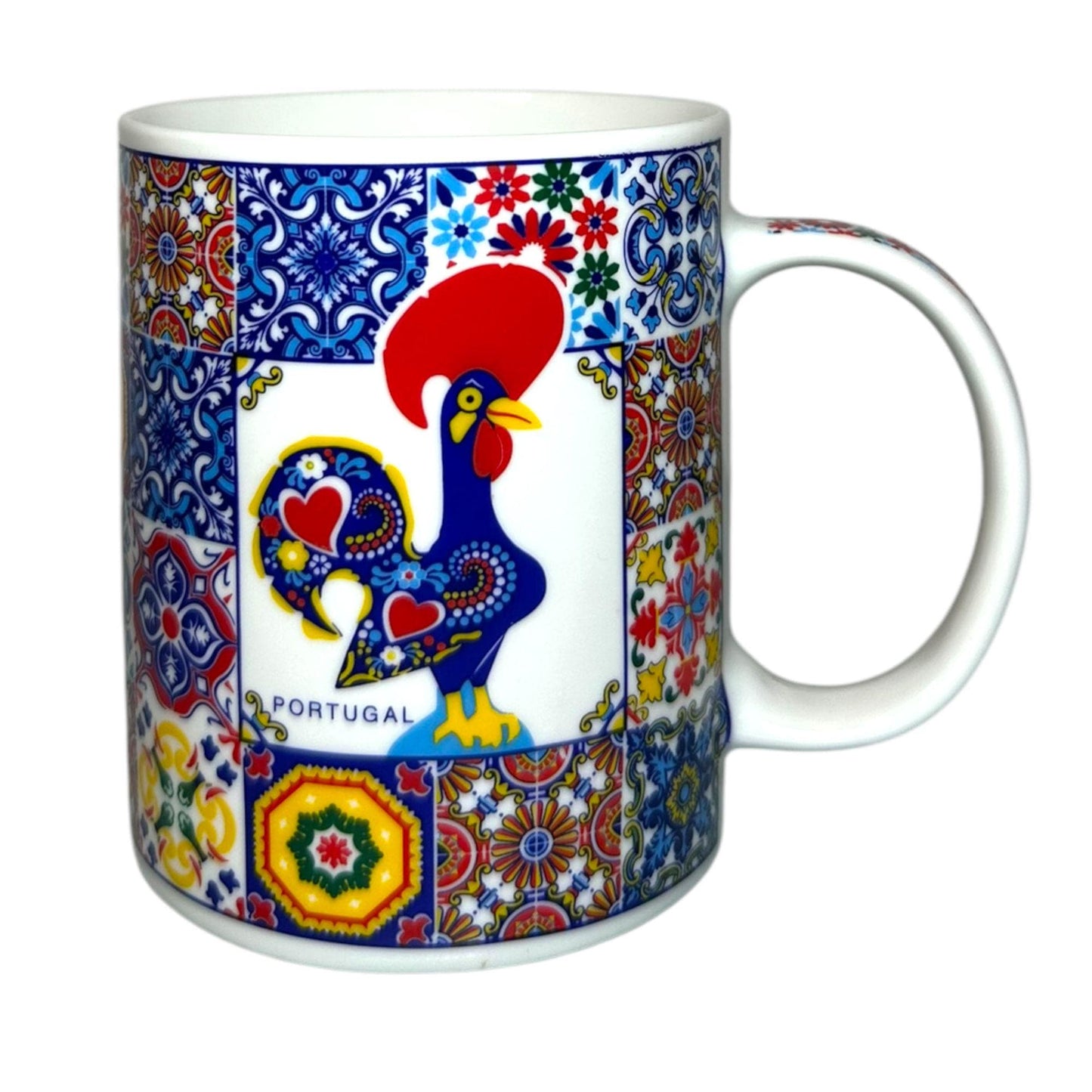 Portugal Traditional Azulejos Hand Painted Coffee Mugs Ceramic Tea Cup Includes Gift Box Portugese Pottery Beautiful Gift from Portugal
