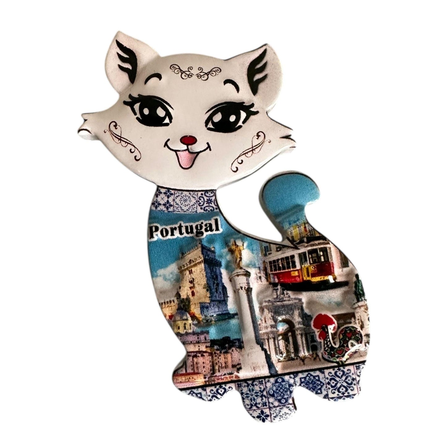 Portugese Cat Gato Fridge Magnets Tourist Souvenir Gift from Portugal