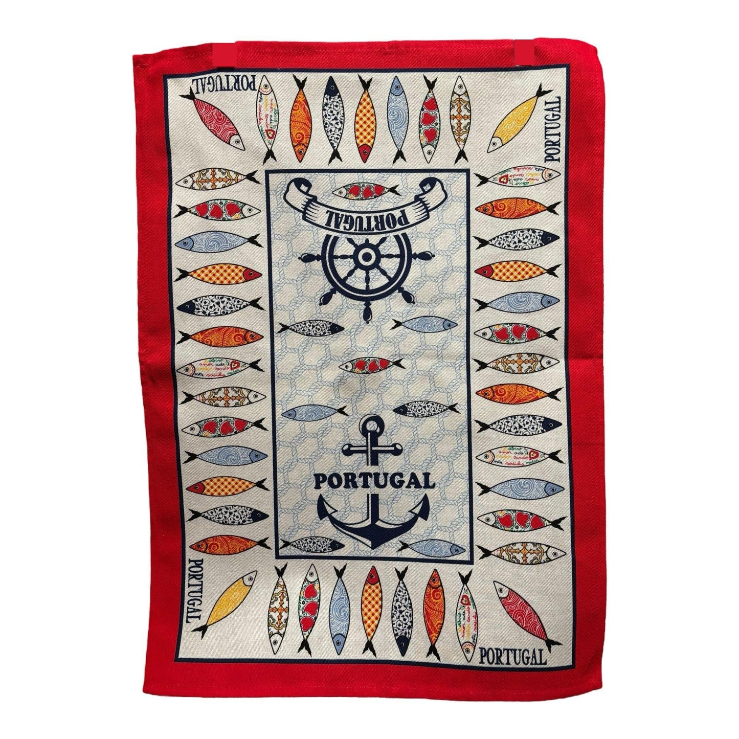 Kitchen Table Clothes with Colorful Patterns Portugal Monuments & Art Designs, Multi Purpose Use Clothes Beautiful Gift from Portugal
