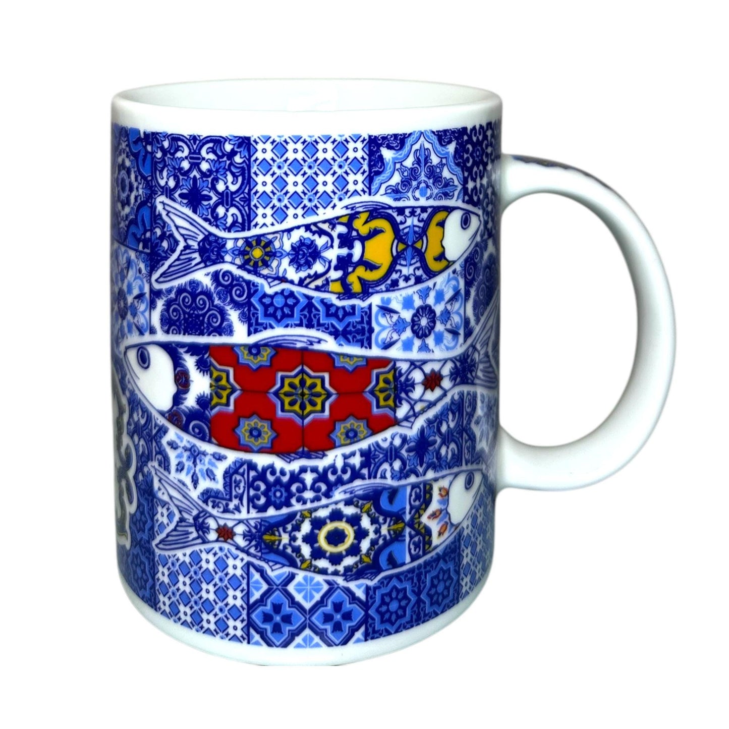 Portugal Traditional Azulejos Hand Painted Coffee Mugs Ceramic Tea Cup Includes Gift Box Portugese Pottery Beautiful Gift from Portugal