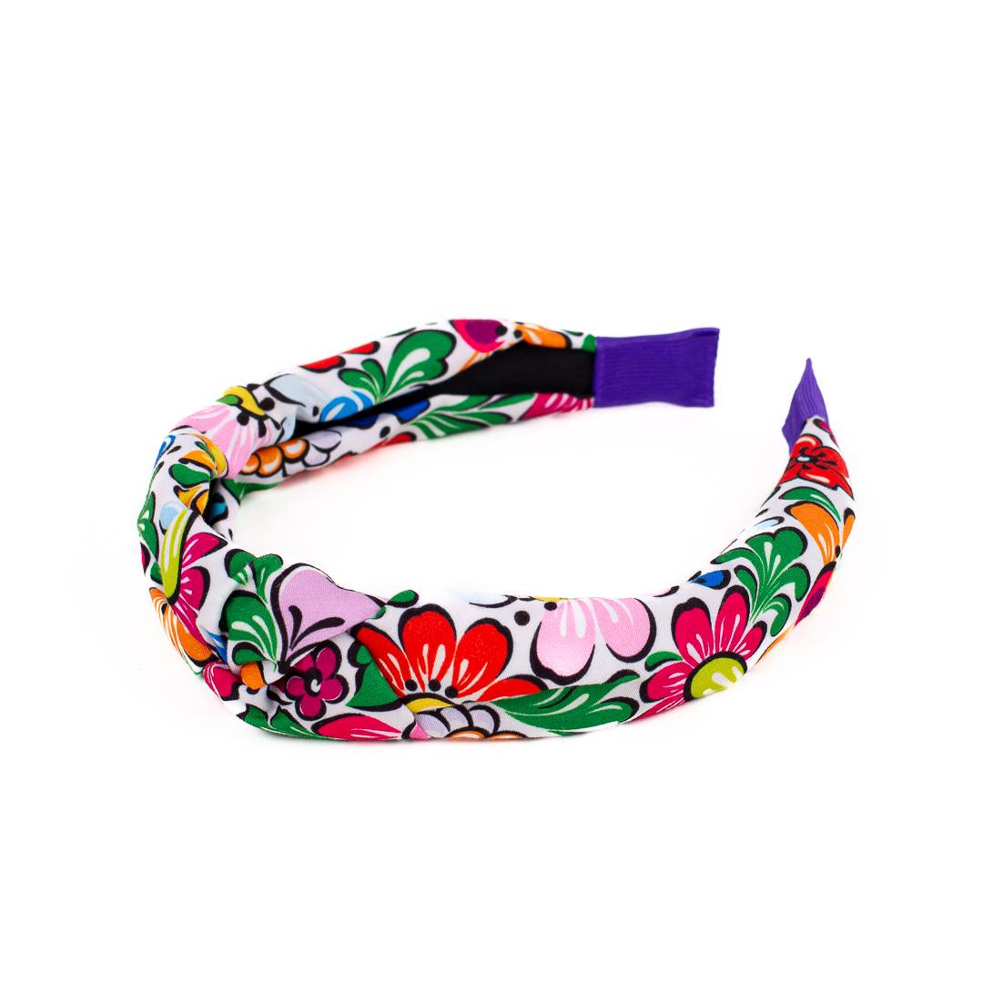 Floral Hair Bands Trendy Head Band with Poland Folk Designs, Women's Accessory, Souvenir Gift from Poland