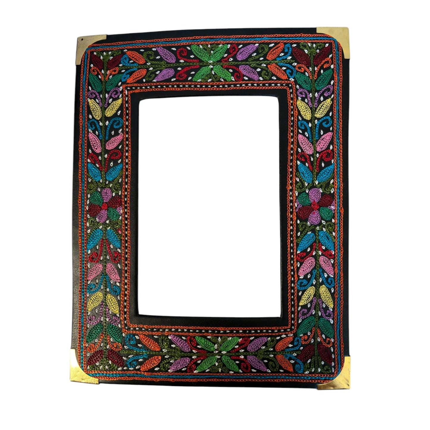 Authentic Balochi Sindhi Handmade Embroidered Leather Jewellery Box, Photo Frame, Tissue Box Beautiful Souvenir from Pakistan