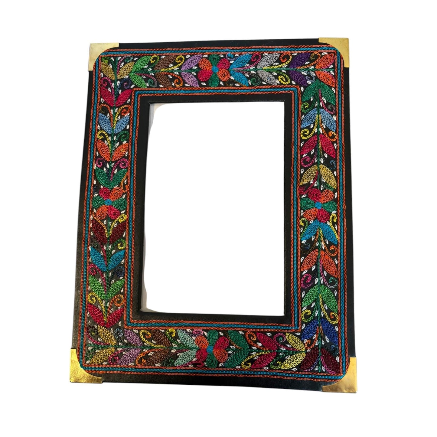 Authentic Balochi Sindhi Handmade Embroidered Leather Jewellery Box, Photo Frame, Tissue Box Beautiful Souvenir from Pakistan