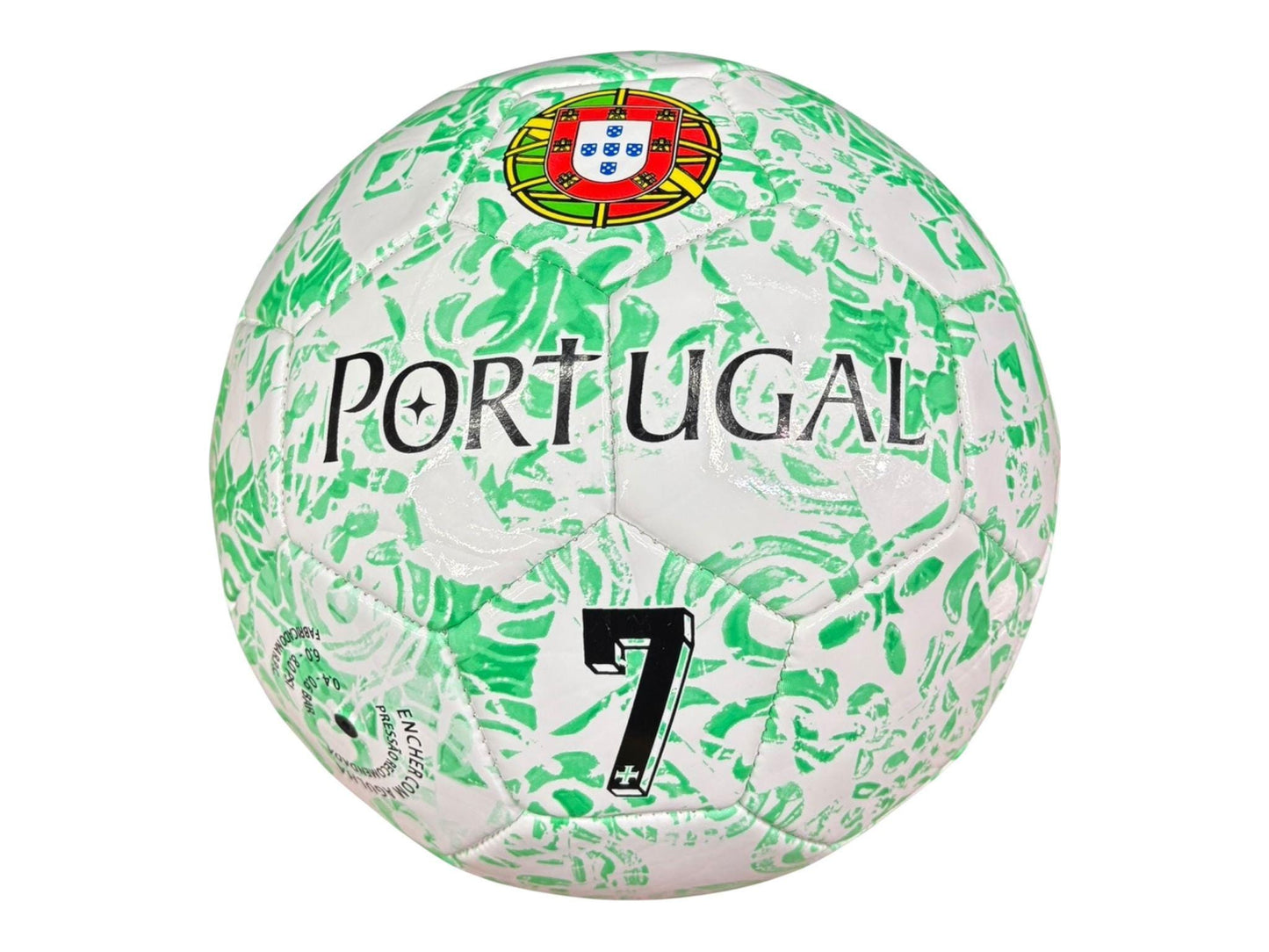 Portugal Soccer Ball 7 - Football for Youth & Adults - Ideal for Practice Training Grass - Beautiful Souvenir for Football CR Fans