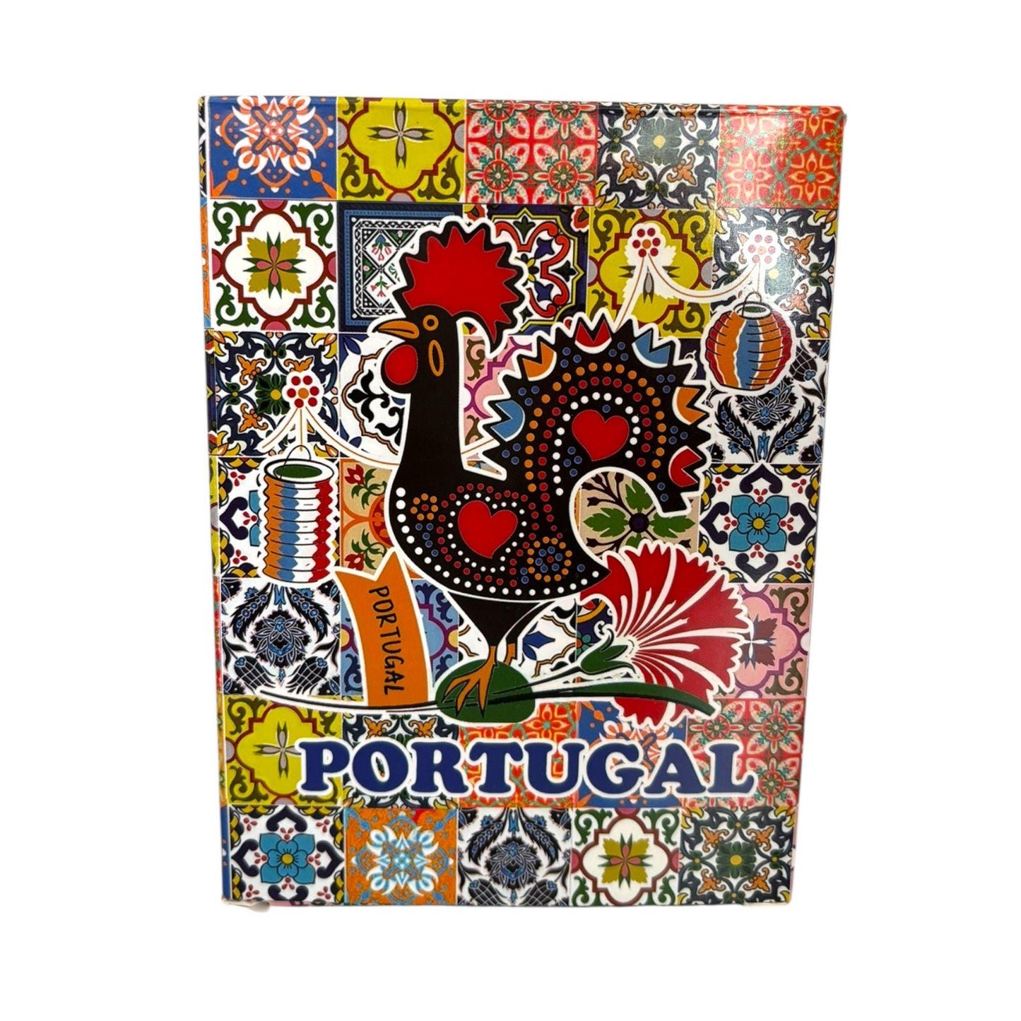 Wooden Coffee Tea Coaster with Cute Stand - Beautiful Azulejo Designs & Monuments of Porto Portugal - Souvenir Gift from Portugal (Set of 6)