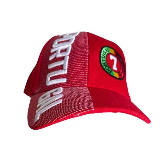 Portugal Trendy Hot Design Baseball Cap Adjustable Summer Cap with 3D Embeded Embroidery Beautiful