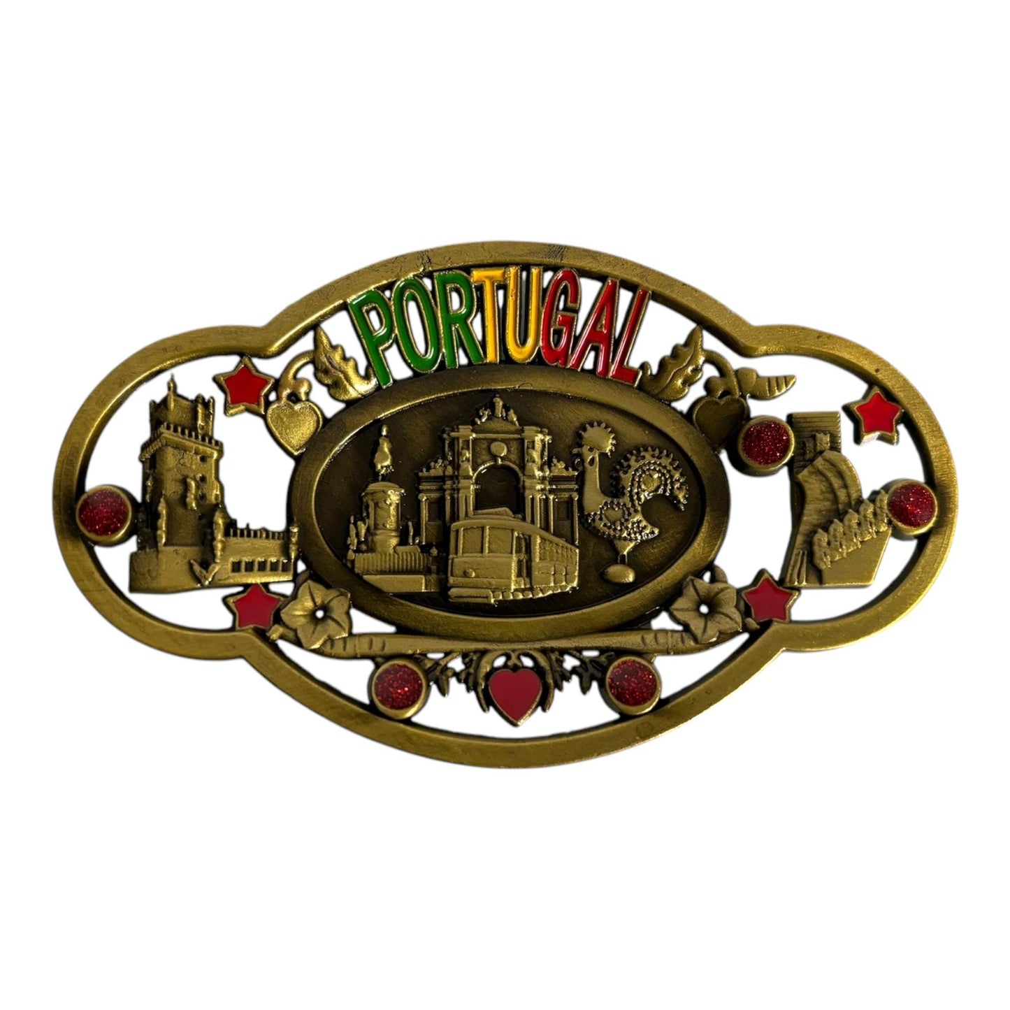 Portugal Metal Fridge Magnets Popular Monuments of Portugal