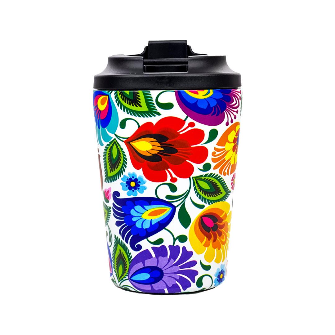 Thermal Bottle & Mug 350ml POLAND Colorful Multi Purpose Beautiful Souvenir from POLAND