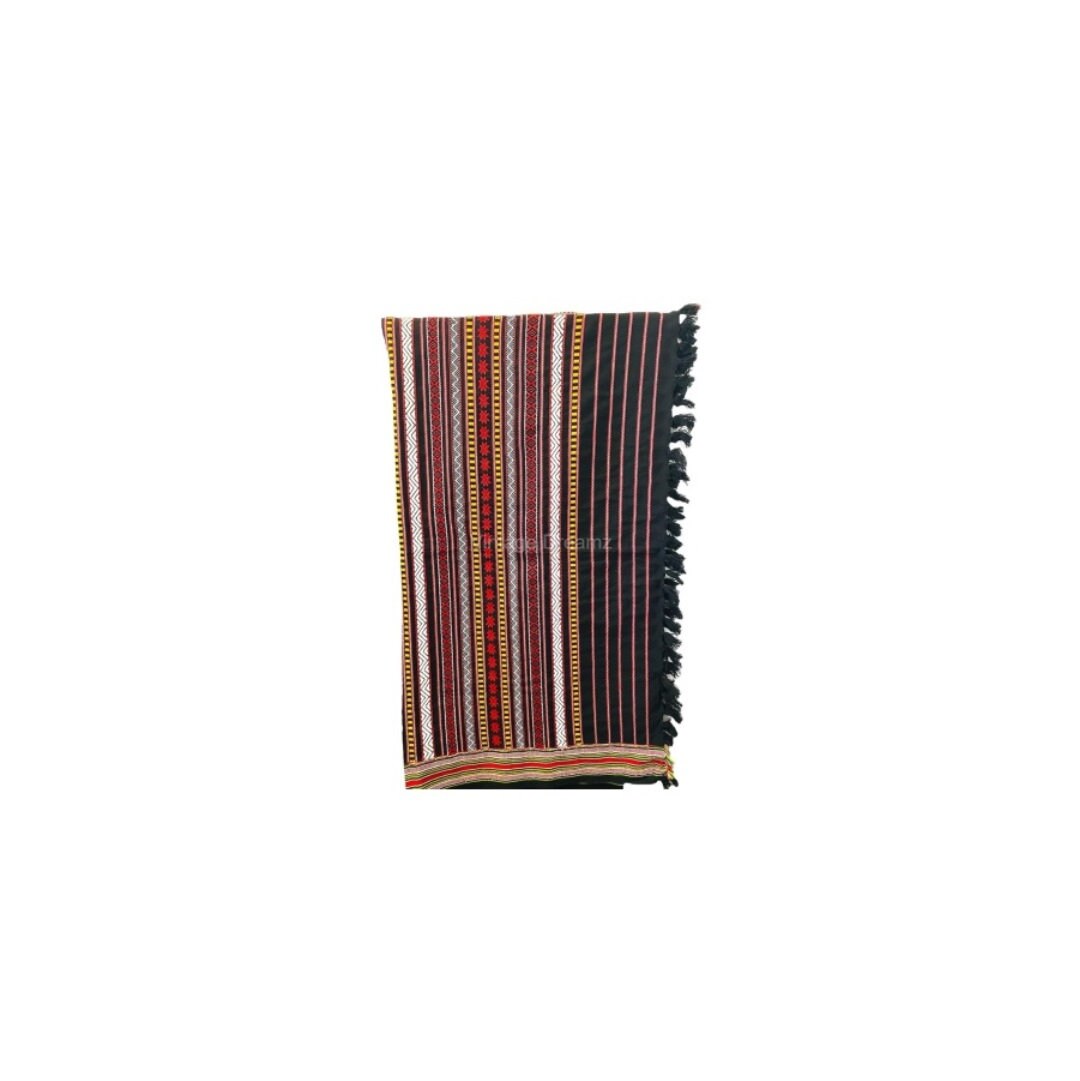 Thari Shawl with Embroidery, Sindhi Shawl, 2 Side Design Winter Shawl, Men & Women Shawl, Large Body Wraps ( L 228 × W 114 cm )