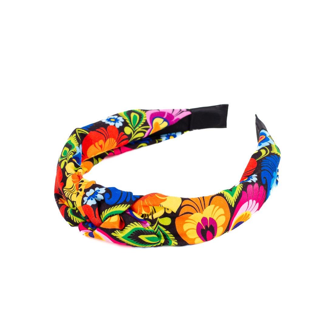 Floral Hair Bands Trendy Head Band with Poland Folk Designs, Women's Accessory, Souvenir Gift from Poland