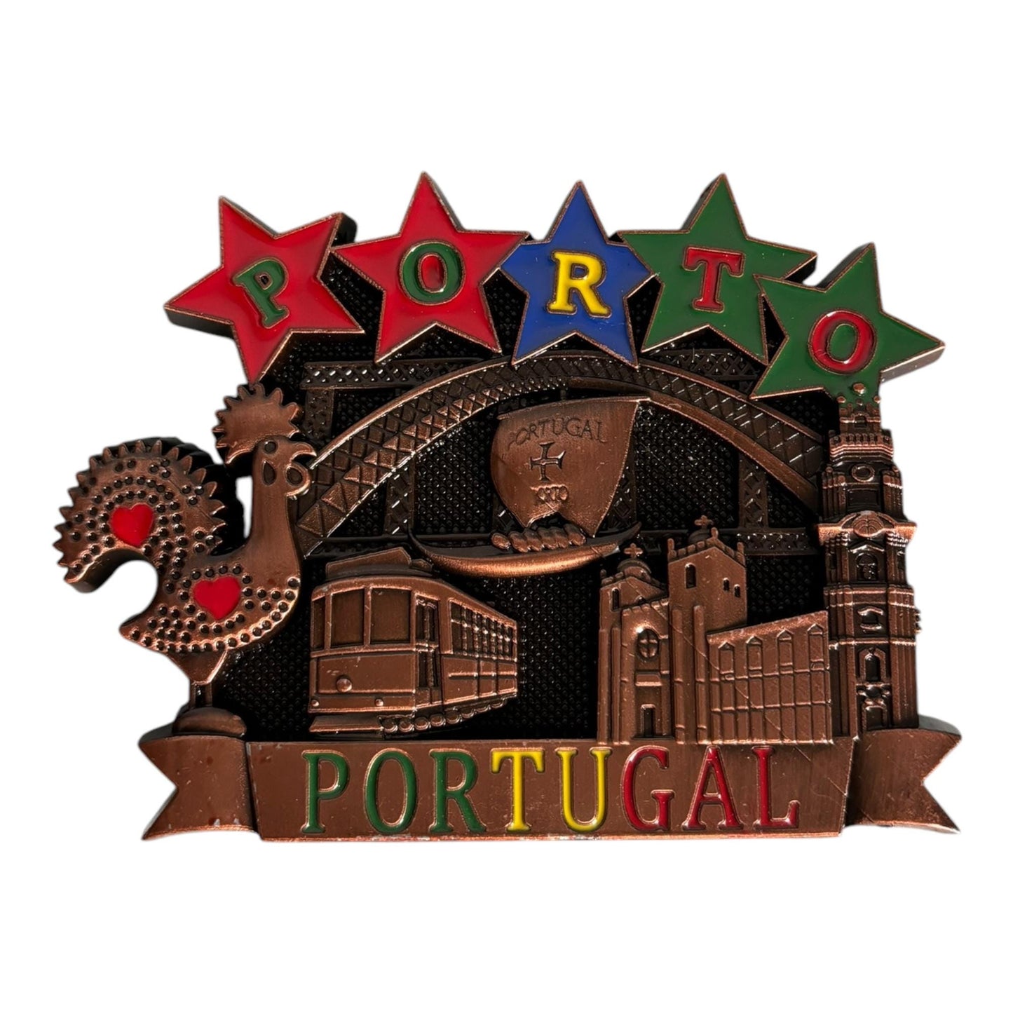 Portugal Metal Fridge Magnets Popular Monuments of Portugal