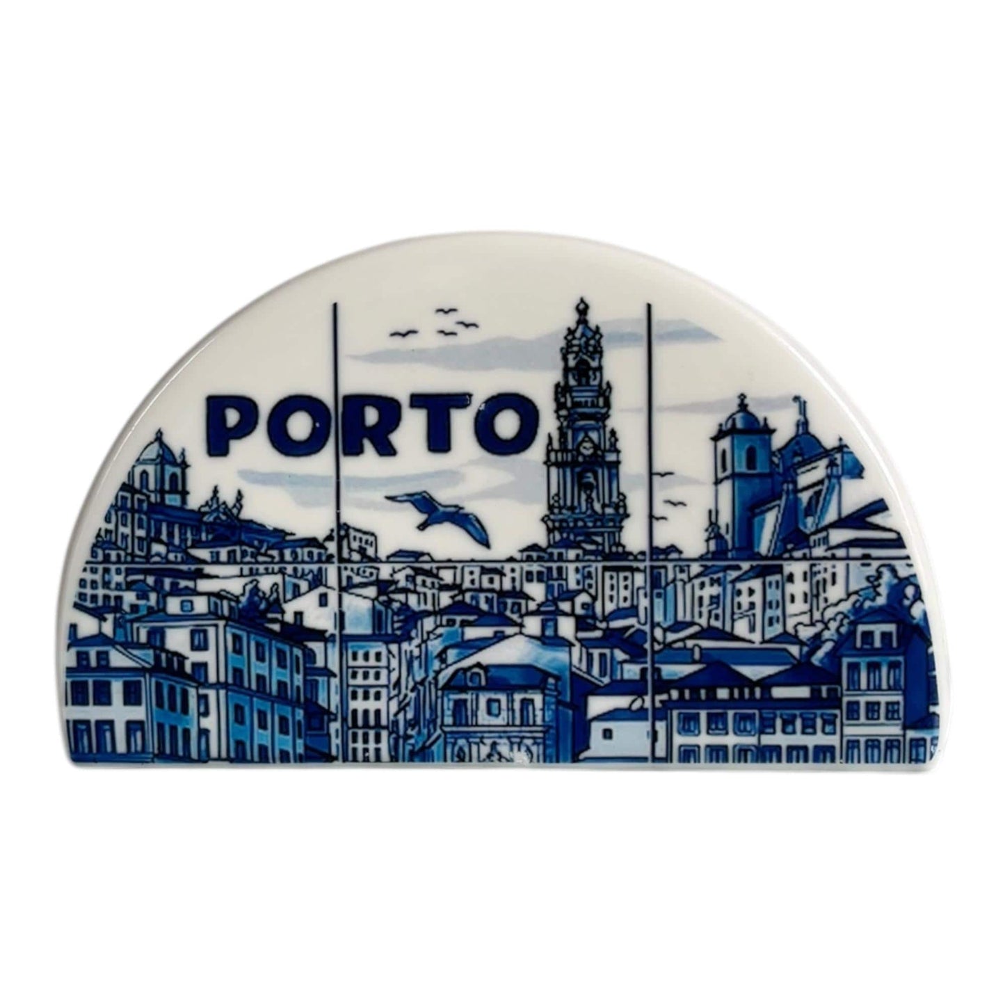 Portugal Azulejo Hand Painted Ceramic Napkin Holder Stand - Beautiful Gift Souvenir from Portugal