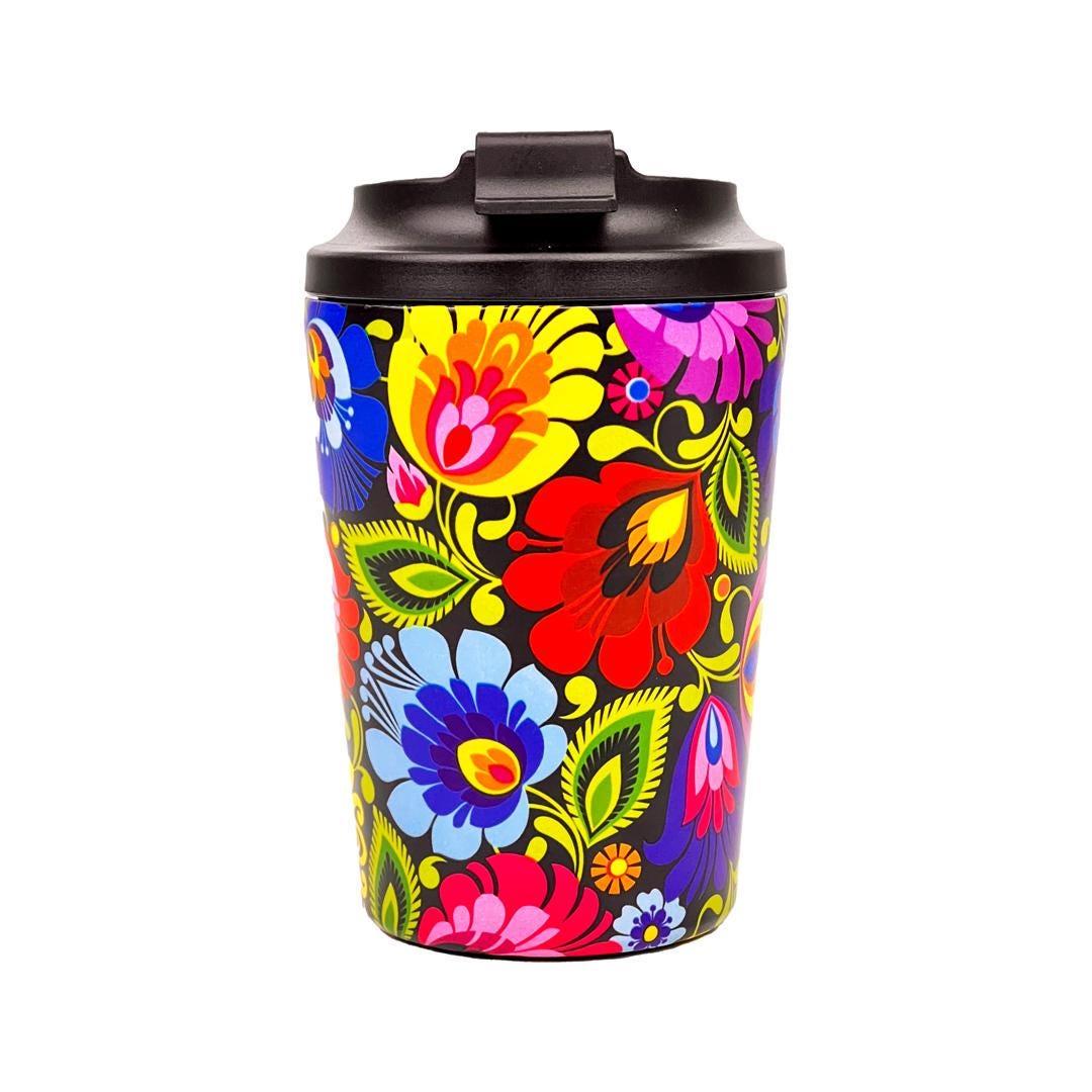 Thermal Bottle & Mug 350ml POLAND Colorful Multi Purpose Beautiful Souvenir from POLAND