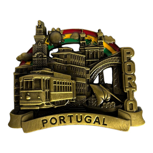 Portugal Metal Fridge Magnets Popular Monuments of Portugal