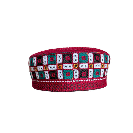 Kufi Sufi Artist Sindhi Balochi Topi (Size 55cm)