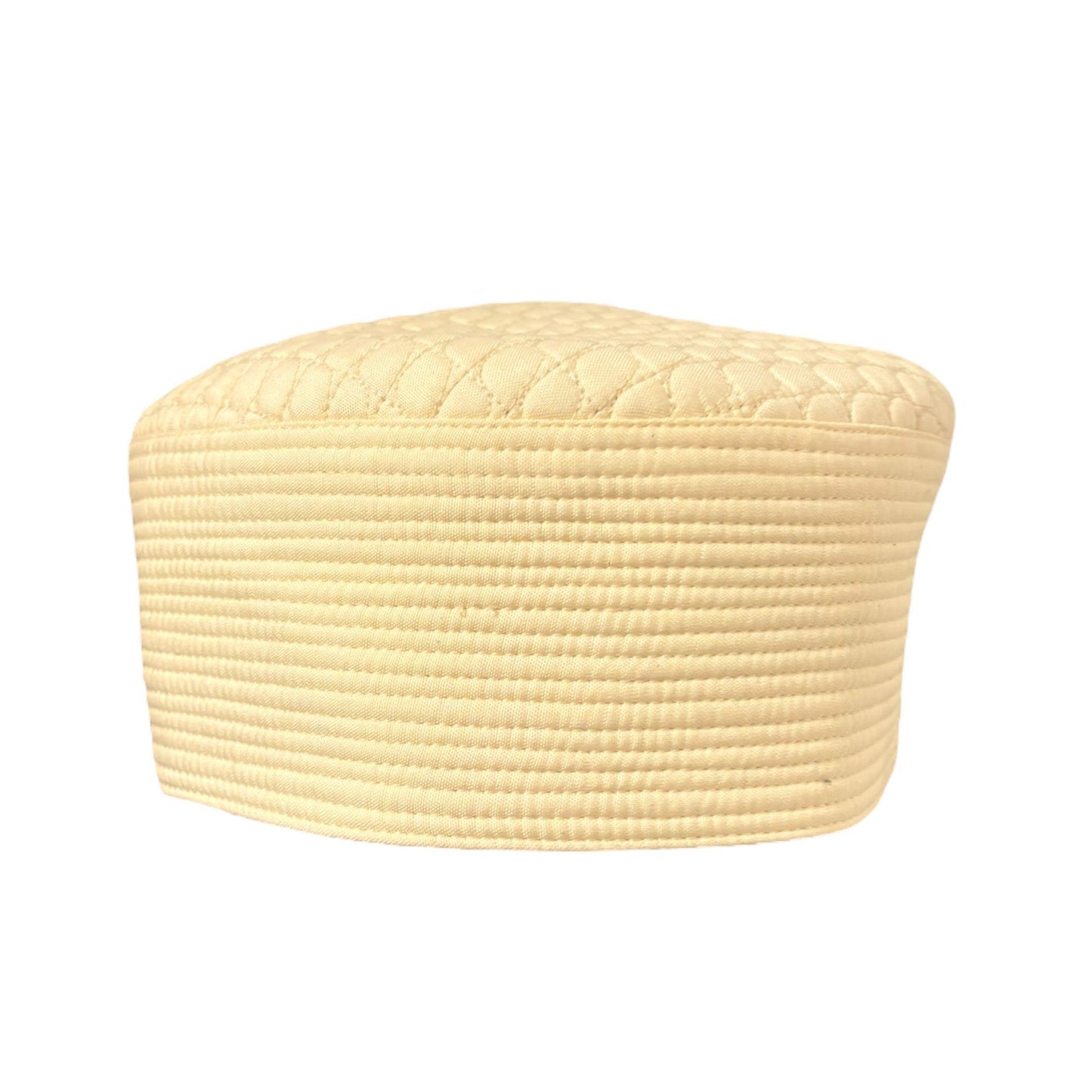 Designer Kufi Sufi Artist Prayer Hat - Trendy Unisex Cap - Machine Stitched Round Hat Plain Colors (Size 56-58 cm)