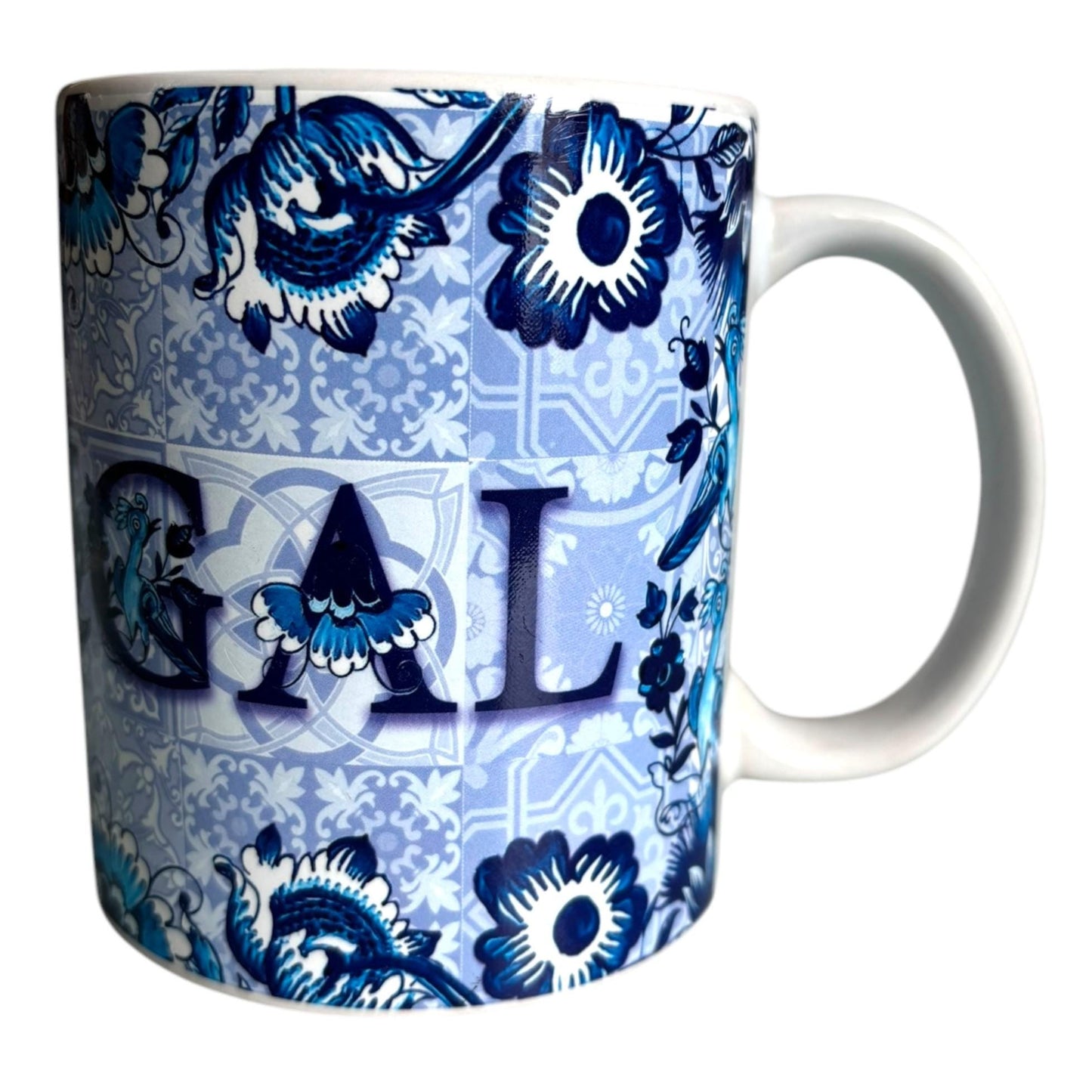 Portugal Traditional Azulejos Hand Painted Coffee Mugs Ceramic Tea Cup Includes Gift Box Portugese Pottery Beautiful Gift from Portugal