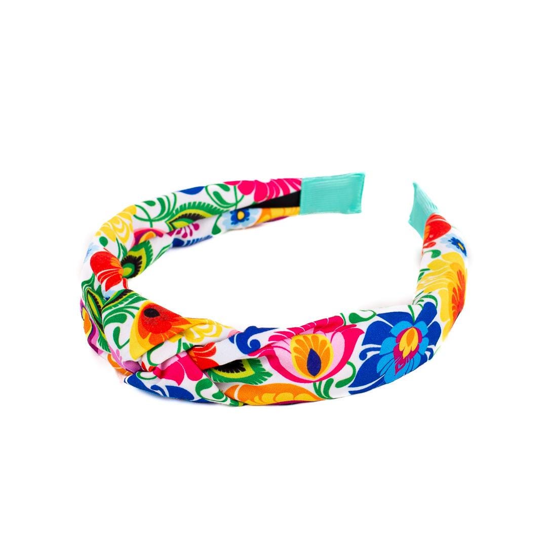 Floral Hair Bands Trendy Head Band with Poland Folk Designs, Women's Accessory, Souvenir Gift from Poland
