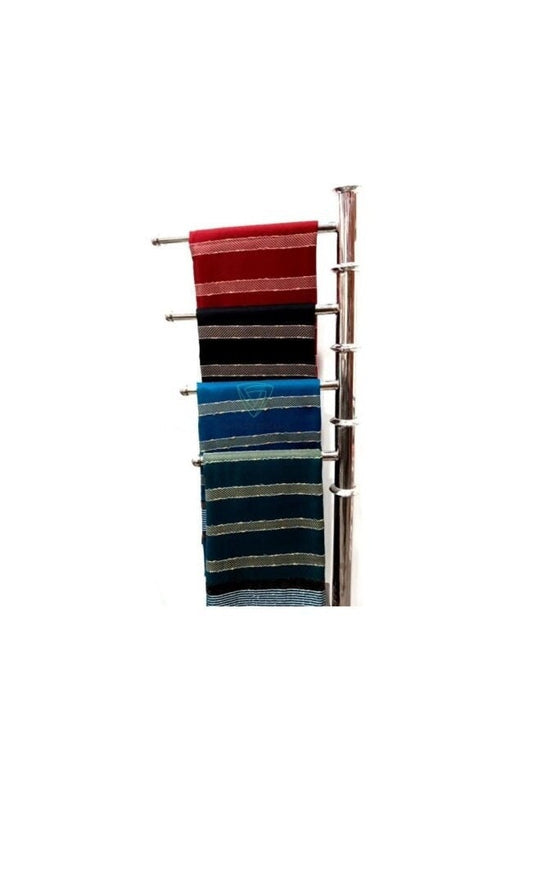 Woolen Shawls With Velvet Patch - Large Scarf for Women's & Girls ( L 82 x W 41 Inch )