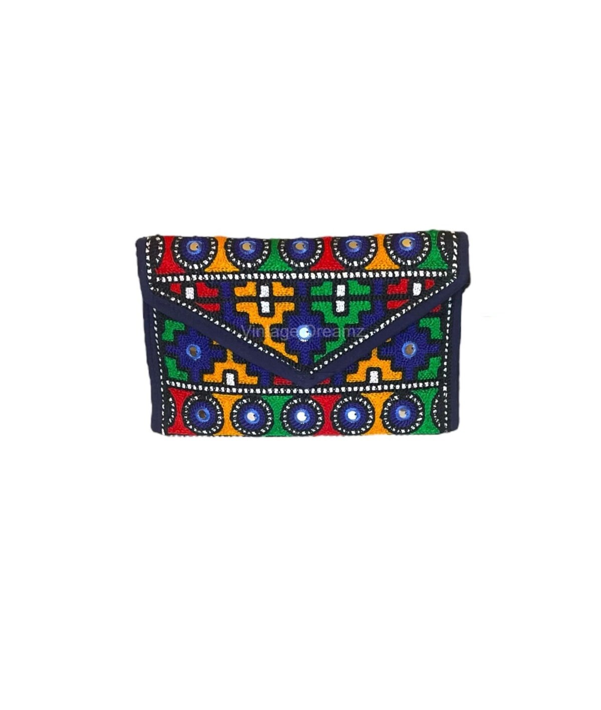 Shoulder Bag Party Clutch Embroidered Small  - Party Pouch for Women & Girls