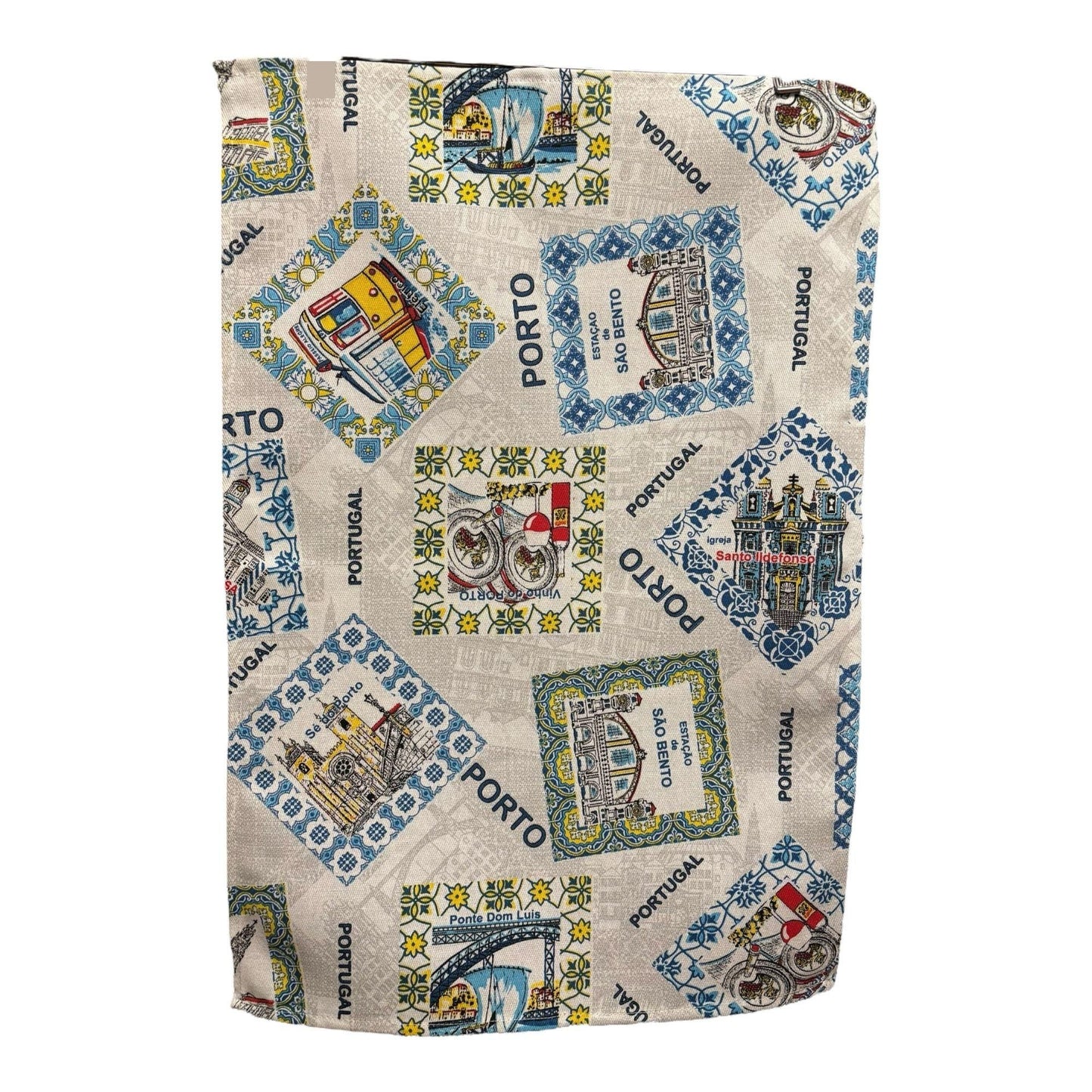 Kitchen Table Clothes with Colorful Patterns Portugal Monuments & Art Designs, Multi Purpose Use Clothes Beautiful Gift from Portugal