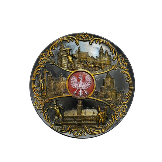 Poland Decorative Ceramic Plate Vintage Style (15-20 cm)