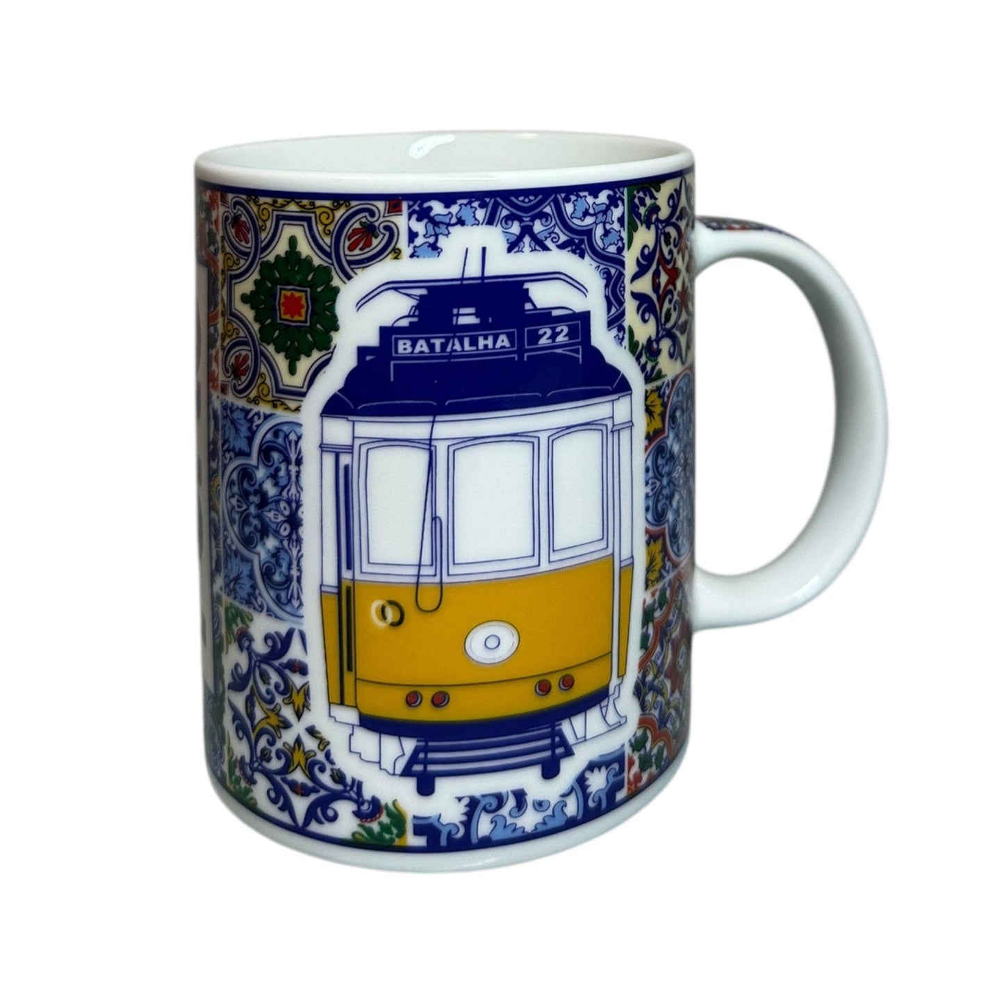 Portugal Traditional Azulejos Hand Painted Coffee Mugs Ceramic Tea Cup Includes Gift Box Portugese Pottery Beautiful Gift from Portugal