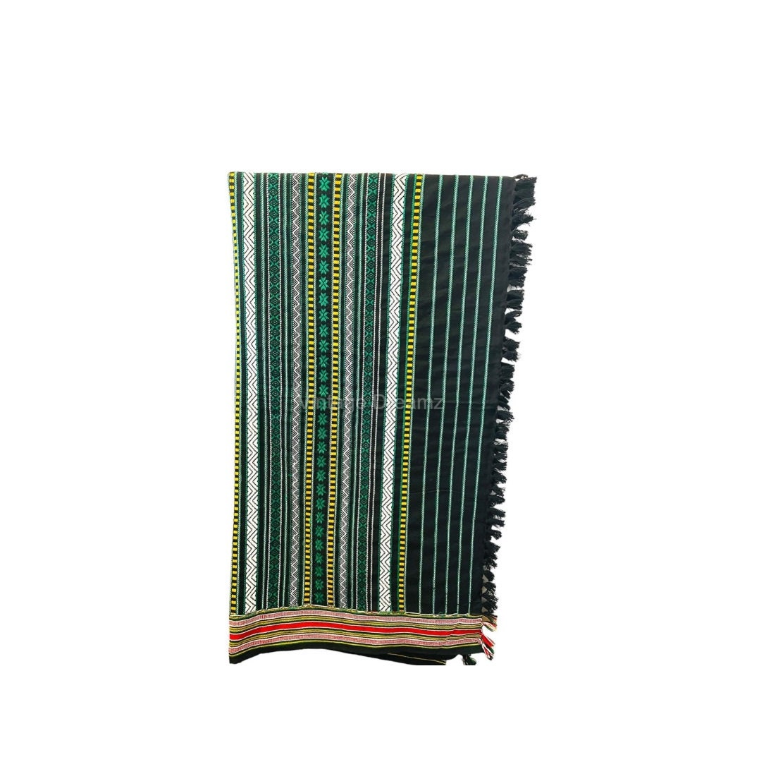 Thari Shawl with Embroidery, Sindhi Shawl, 2 Side Design Winter Shawl, Men & Women Shawl, Large Body Wraps ( L 228 × W 114 cm )