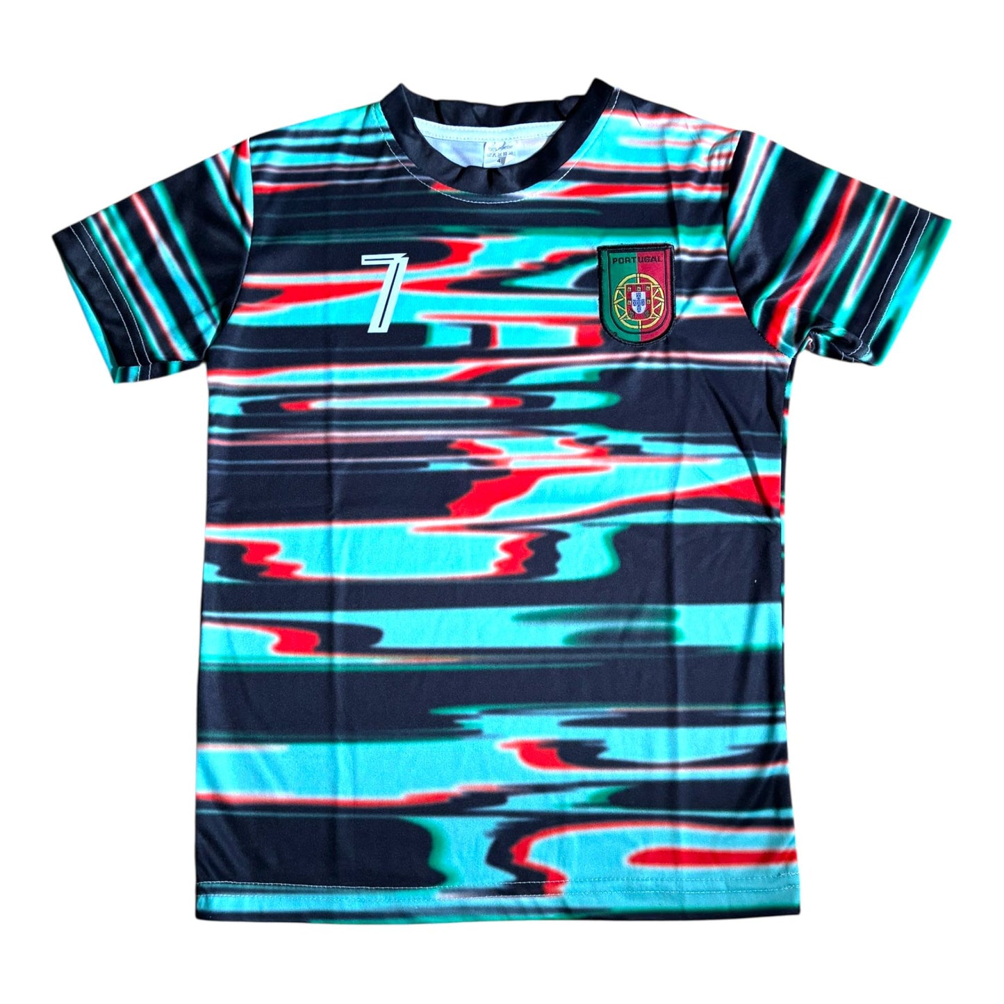 Portugal Soccer Jersey Set for Kids n Youth Unisex - Ideal for Training or Match All Occasions, CR7 Fans T-Shirt