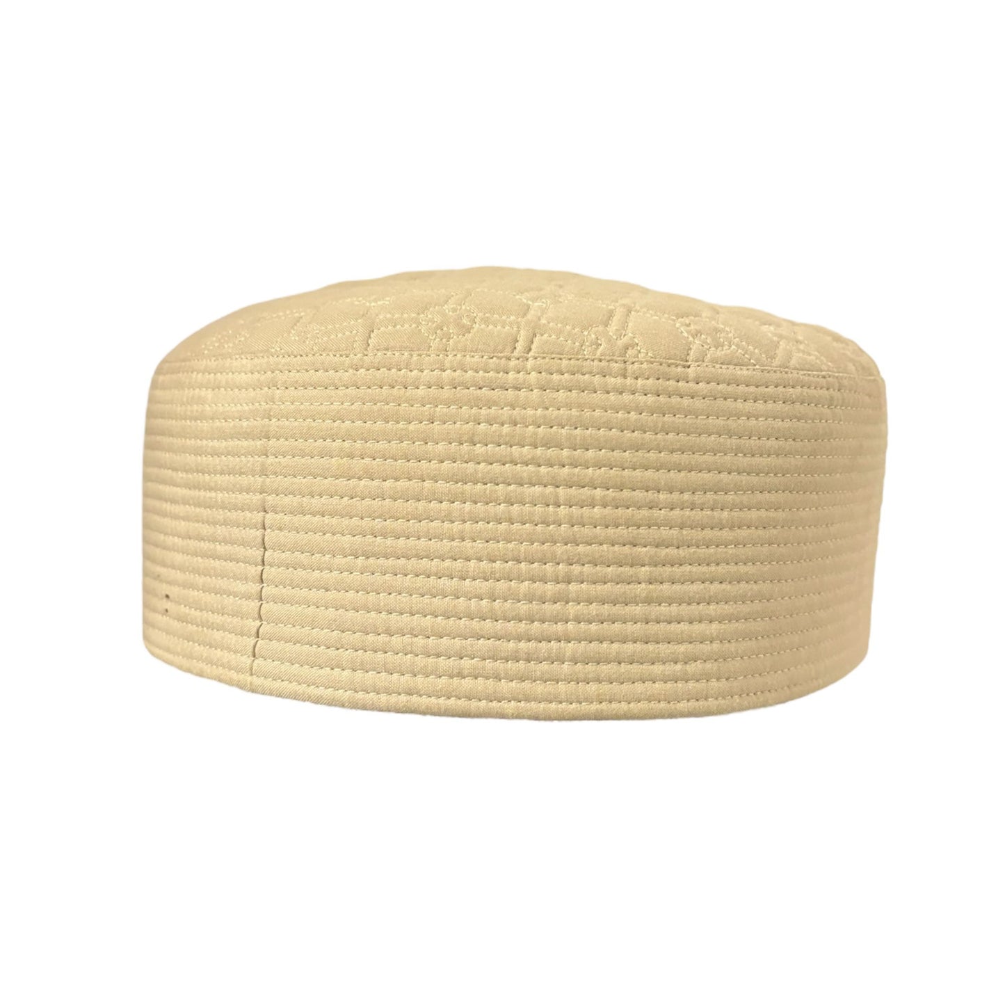 Designer Kufi Sufi Artist Prayer Hat - Trendy Unisex Cap - Machine Stitched Round Hat Plain Colors (Size 56-58 cm)