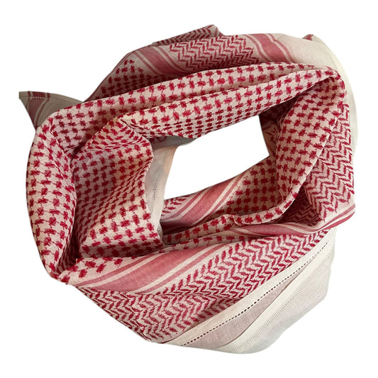 Tactical Desert Neck Scarf Keffiyeh Shemagh Turban Head Wrap - 100% Cotton