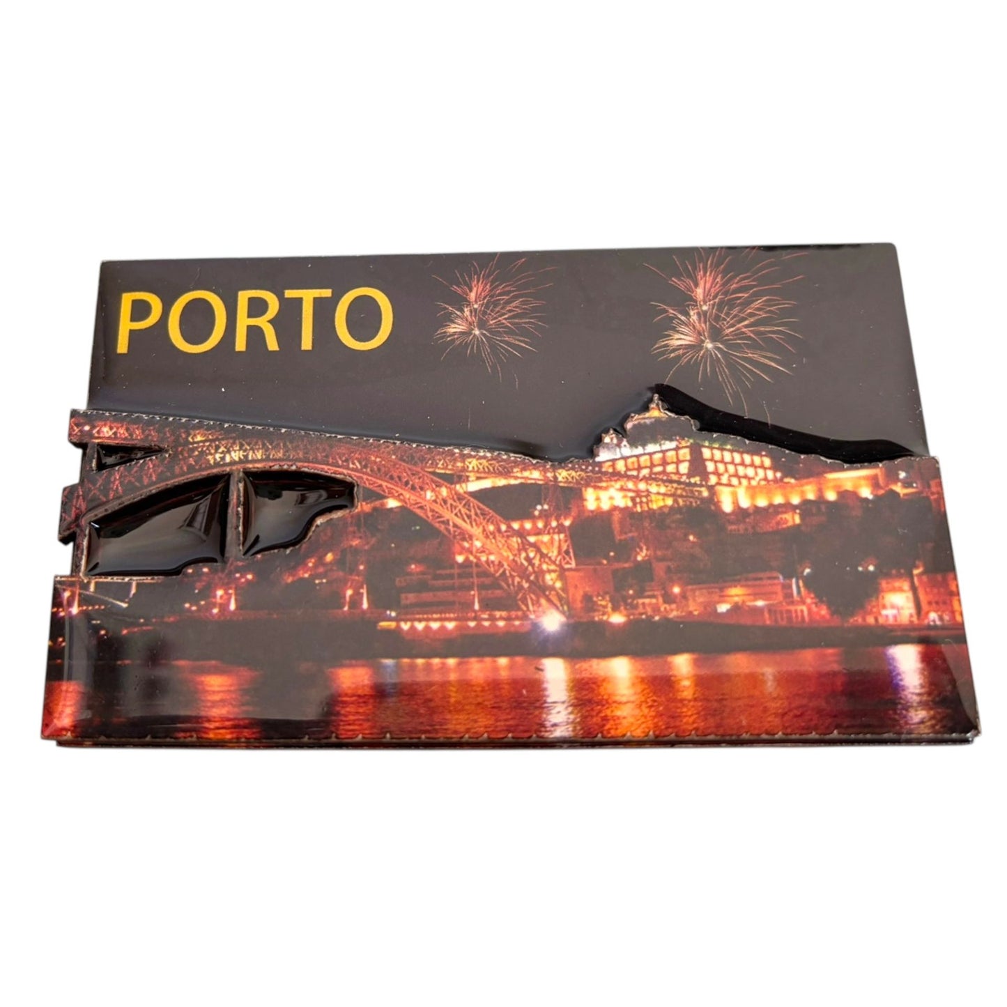 Portugal Acrylic 3D Fridge Magnet with Portugese Azul Symbols - Kitchen House Decoration - Beautiful Souvenir from Portugal