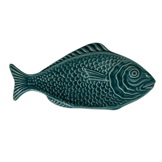 Handmade Ceramic Small Sardine Fish Curved Tray