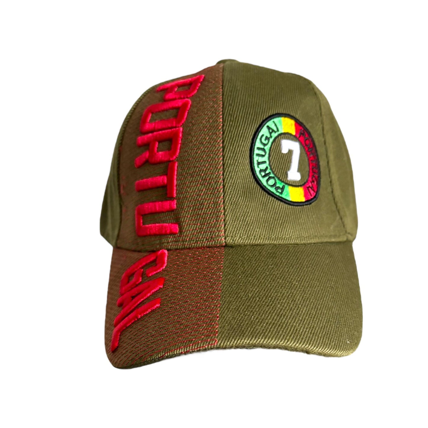 Portugal Trendy Hot Design Baseball Cap Adjustable Summer Cap with 3D Embeded Embroidery Beautiful