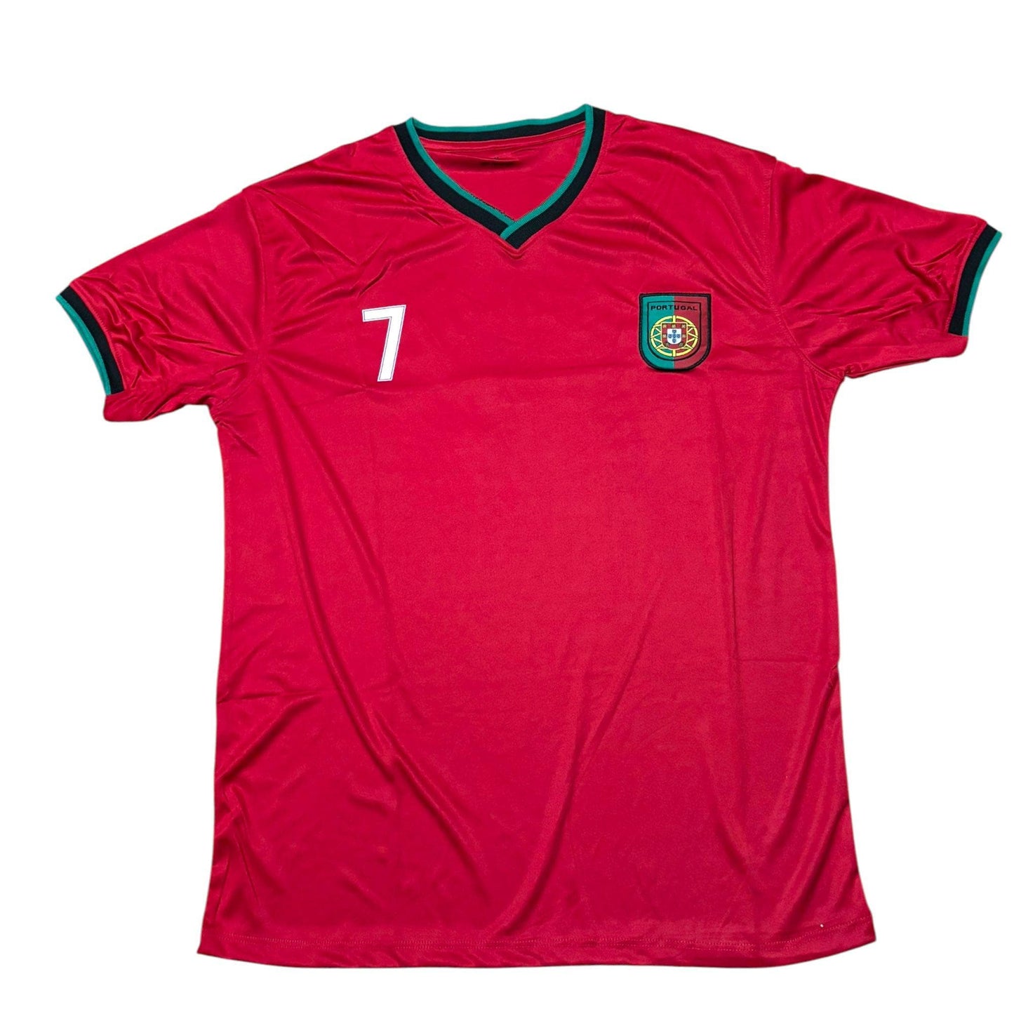 Portugal Soccer Jersey  for Youth , Adults , Unisex - Ideal for Training or Match All Occasions , CR7 Fans T-Shirt - Souvenir from Portugal