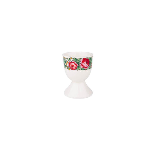 Polish Porcelain Egg Cup: Traditional Floral Souvenir - Beautiful Souvenir from Poland
