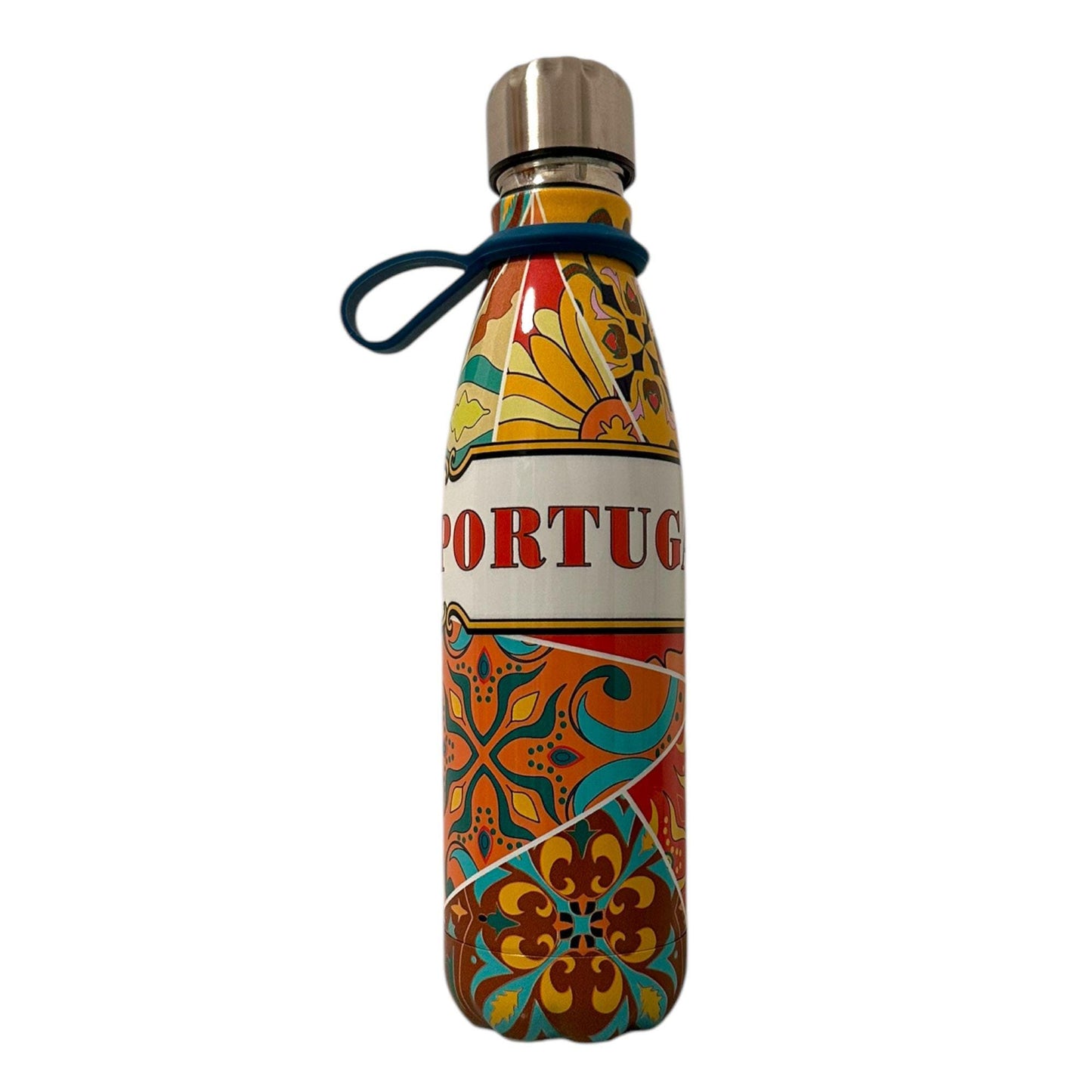 Thermal Bottle 500ml PORTUGAL Colorful Multi Purpose Use (Hot & Cold) Beautiful Souvenir from PORTUGAL