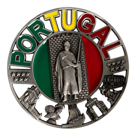 Portugal Metal Fridge Magnets Popular Monuments of Portugal