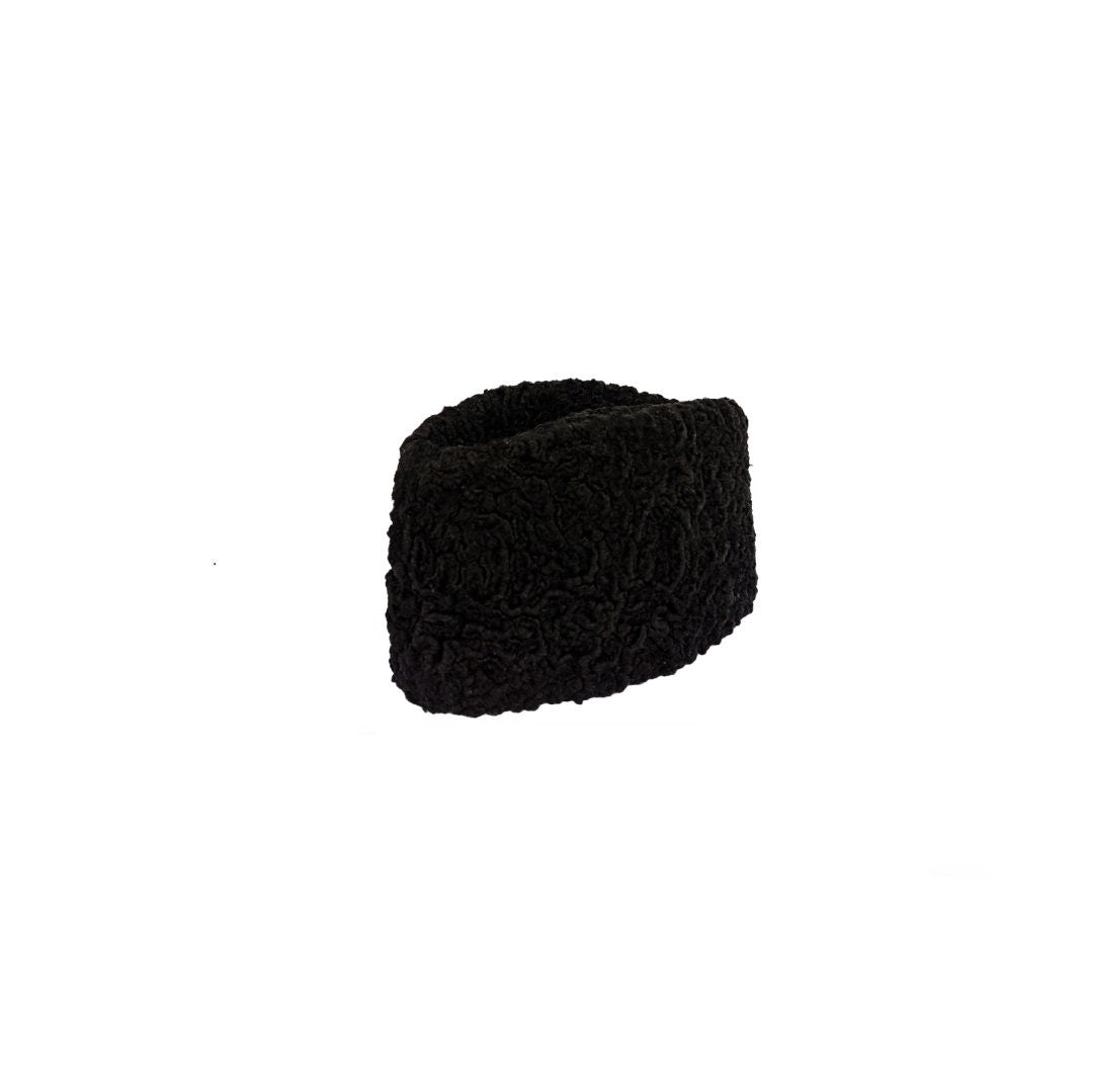 Karakul JINNAH Cap Handmade Diplomat Winter Hat,  BROADTAIL Kufi Fur Hat