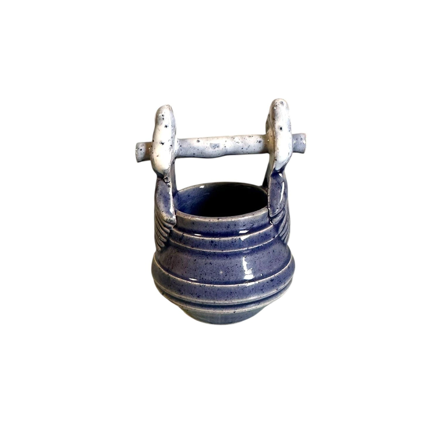 Ancient Portugese Blue Miniature Mini Pottery Set of 10 pcs with 2 Mini Trays for Home, Cafe or Restaurant Wall or Cabinet Decoration Only