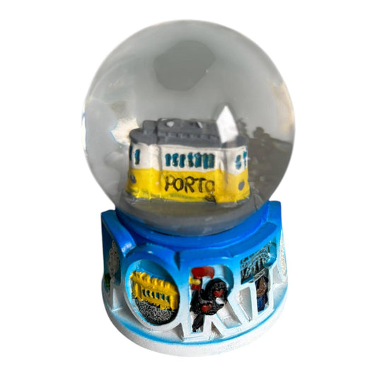 Portugal Sparkly Water Snow Globe Figurine in Famous Monuments & Base Designs - Portugese Snow Ball - Beautiful Souvenir Gift from Portugal