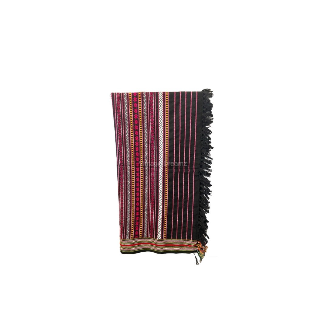 Thari Shawl with Embroidery, Sindhi Shawl, 2 Side Design Winter Shawl, Men & Women Shawl, Large Body Wraps ( L 228 × W 114 cm )