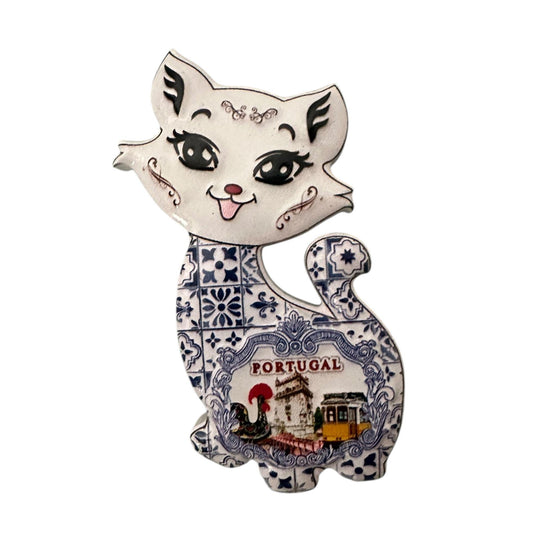 Portugese Cat Gato Fridge Magnets Tourist Souvenir Gift from Portugal