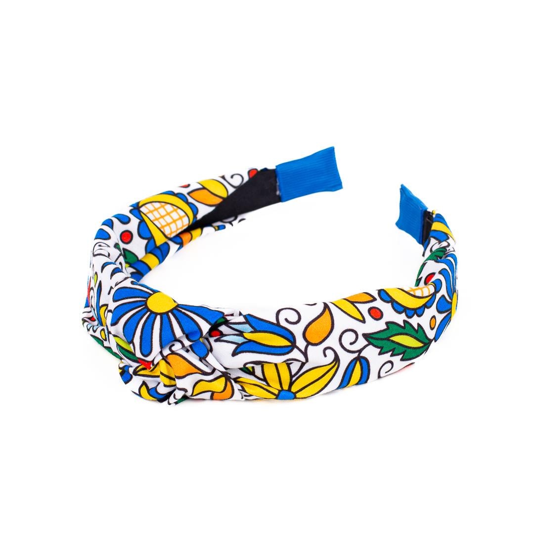 Floral Hair Bands Trendy Head Band with Poland Folk Designs, Women's Accessory, Souvenir Gift from Poland