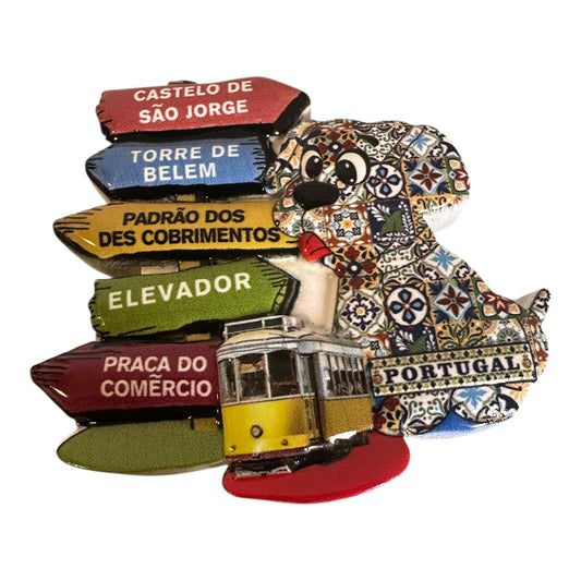 Portugese Puppy Fridge Magnets Tourist Souvenir Gift from Portugal
