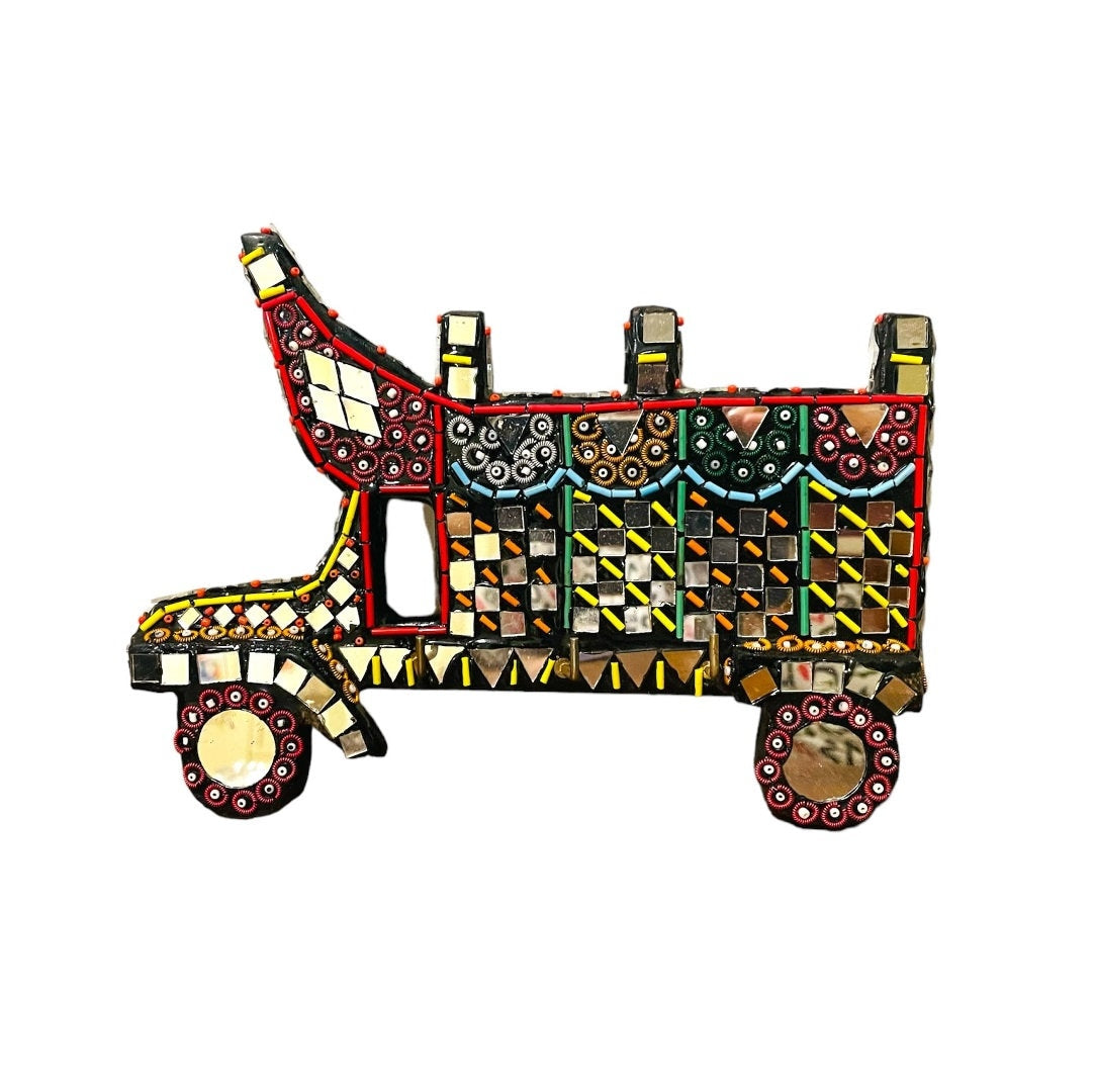 Pakistan Truck Art Handcrafted Traditional Keychain Holder (Mirror Work)