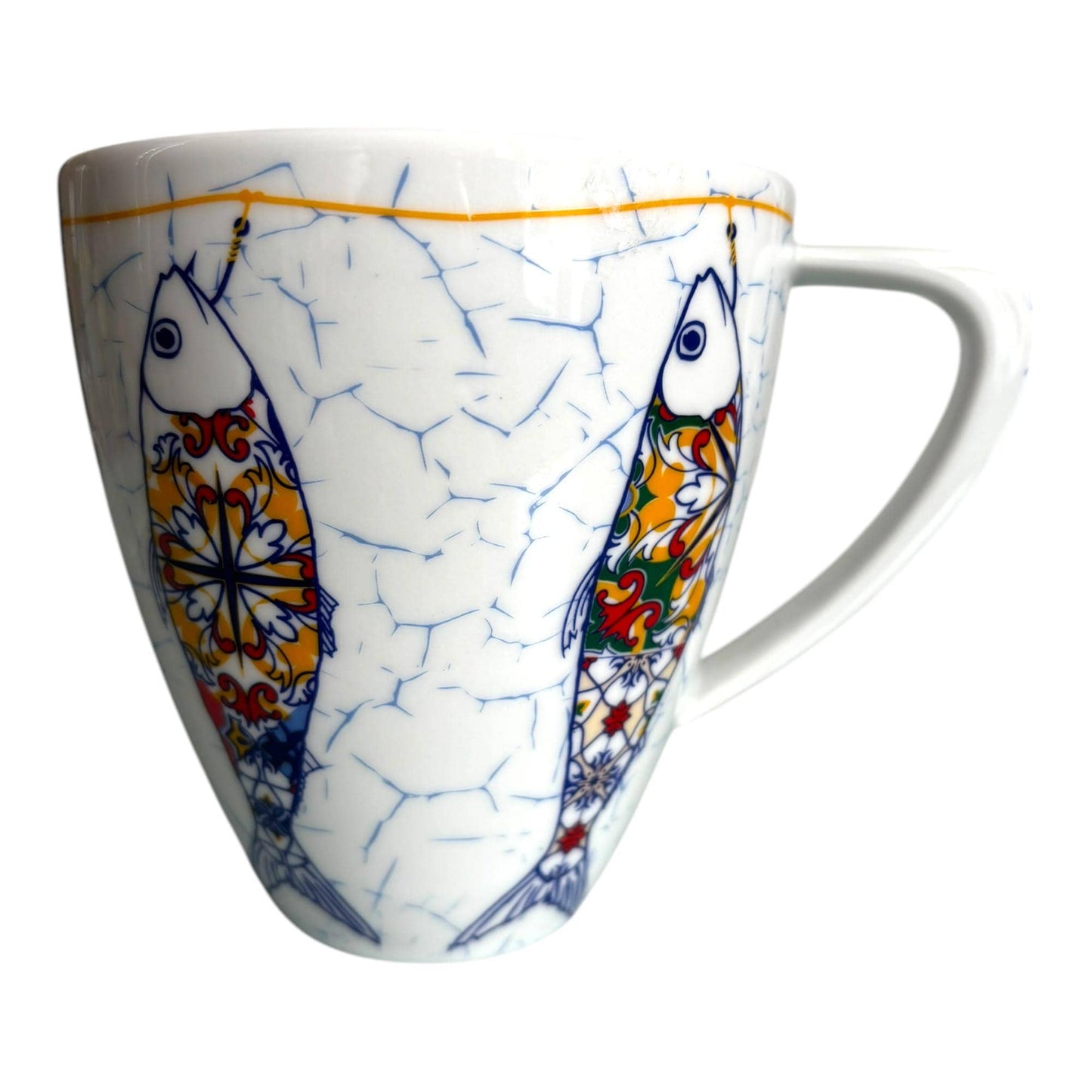Portugal Azulejo Big Coffee Mug - Portugese Pottery Ceramic Mugs - Beautiful Tourist Gift from Portugal (480 ml)