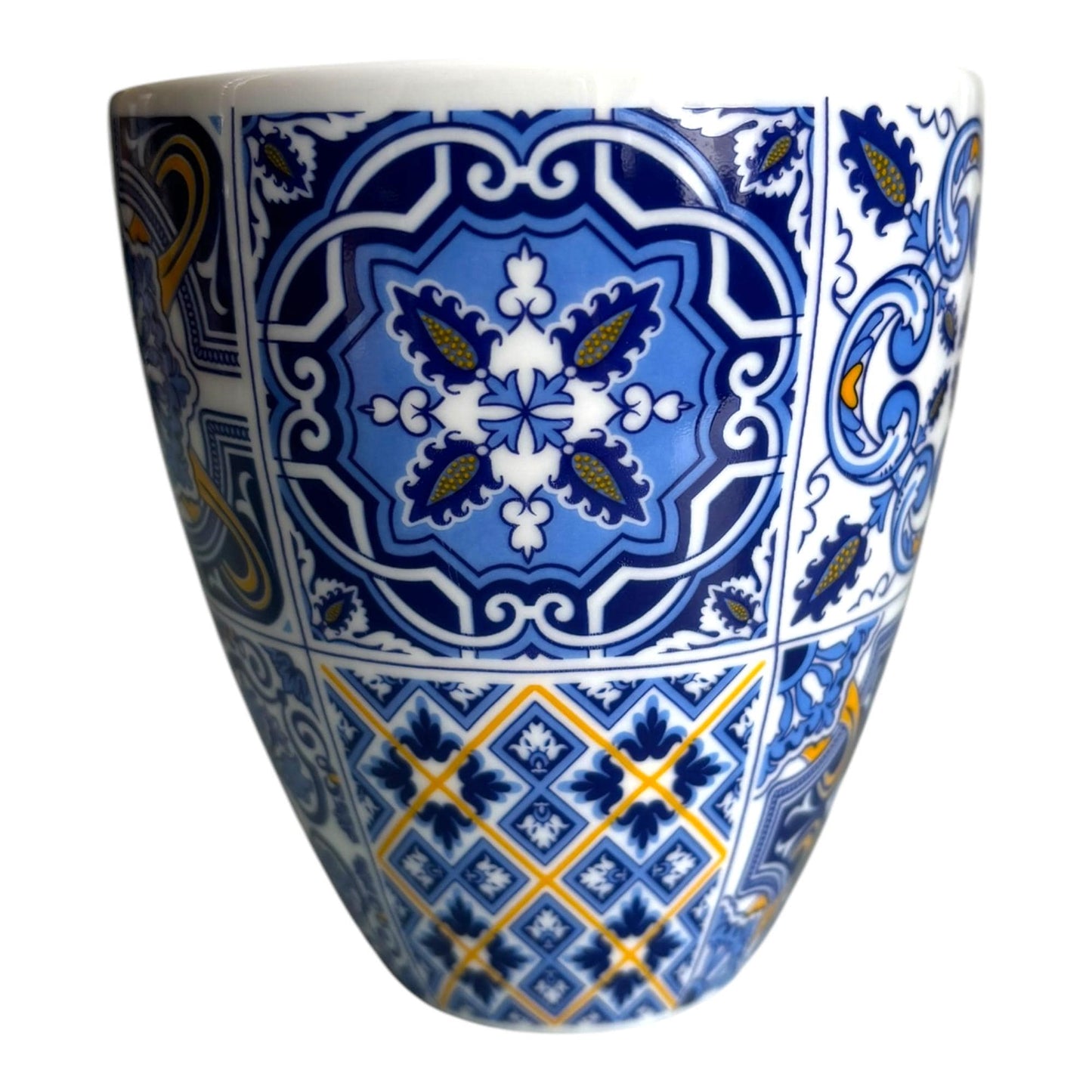 Portugal Azulejo Big Coffee Mug - Portugese Pottery Ceramic Mugs - Beautiful Tourist Gift from Portugal (480 ml)