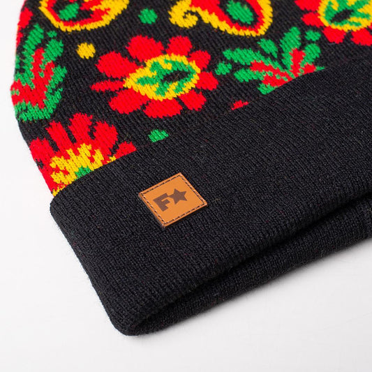 Winter Hat with Poland Folklore Designs