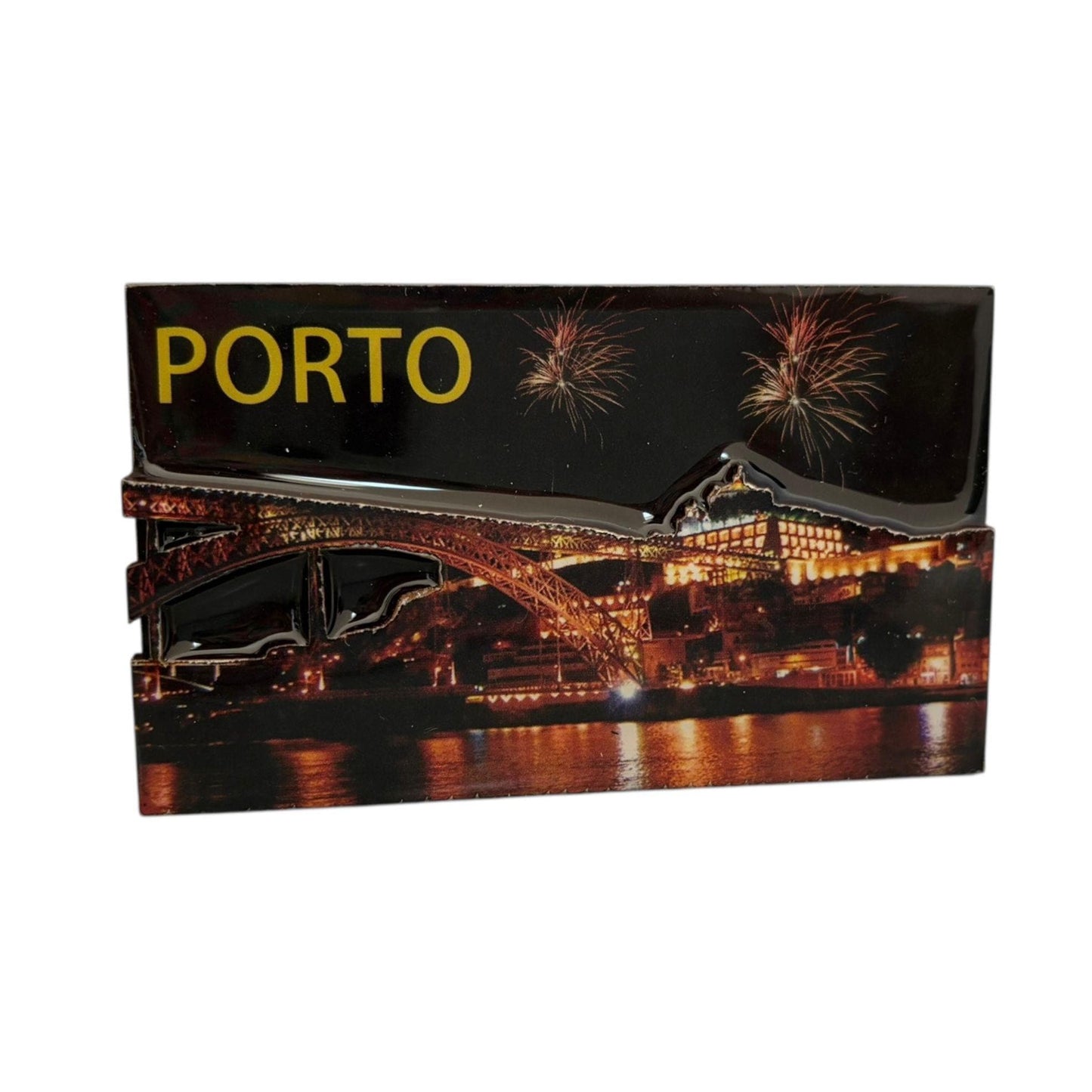 Portugal Acrylic 3D Fridge Magnet with Portugese Azul Symbols - Kitchen House Decoration - Beautiful Souvenir from Portugal